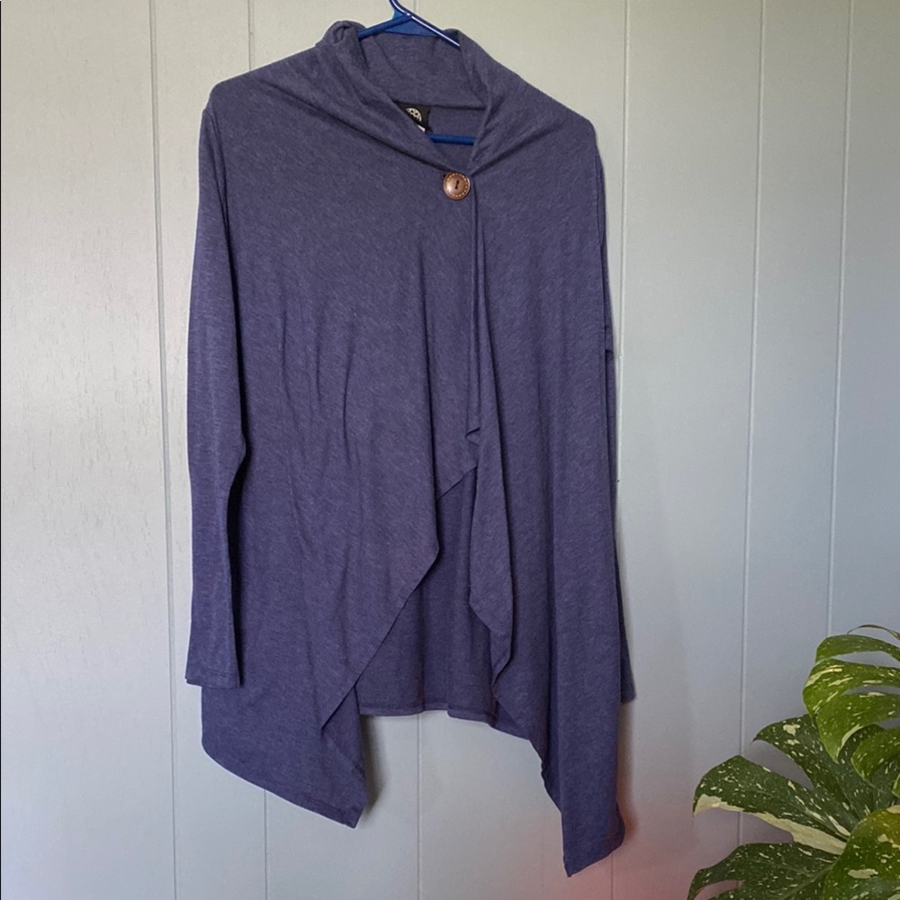 Bobeau Navy Blue Cardigan